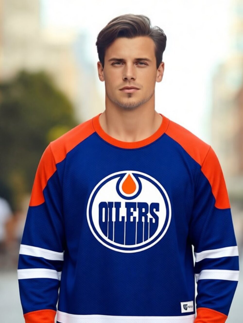 OILERS NHL JERSEY - US-L